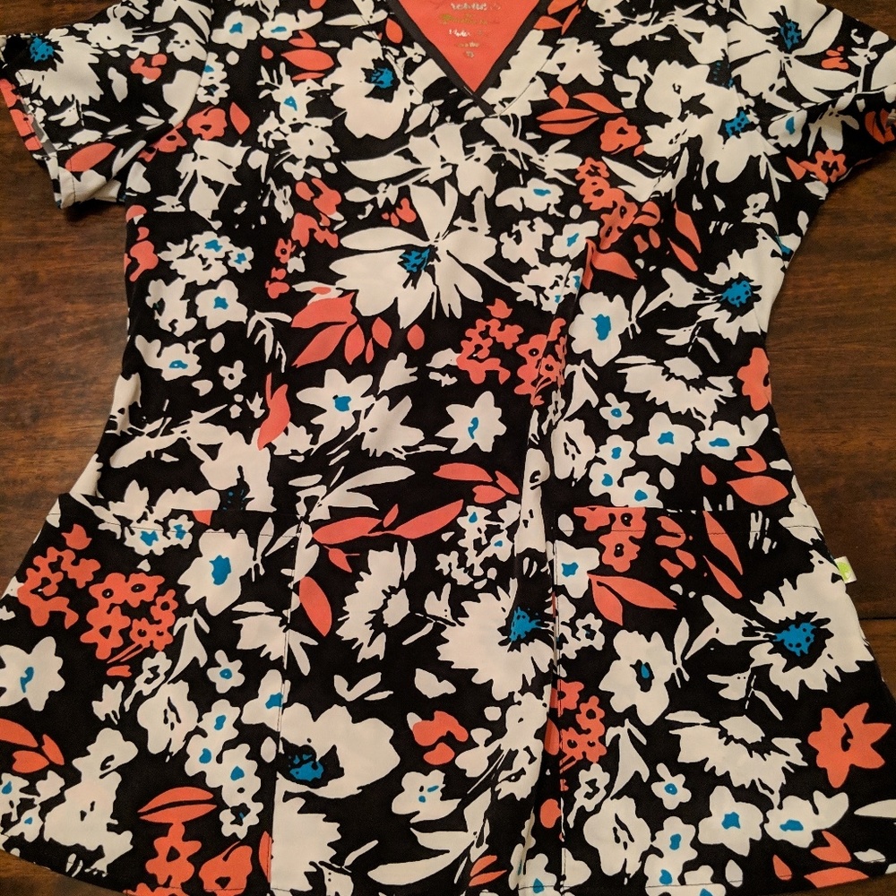 Healing Hands scrub top